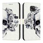 For Motorola Moto G Power 2021 3D Painting Horizontal Flip Leather Phone Case(Skull) - 2