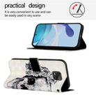 For Motorola Moto G Power 2021 3D Painting Horizontal Flip Leather Phone Case(Skull) - 3