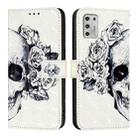 For Motorola Moto G Stylus 4G 2021 3D Painting Horizontal Flip Leather Phone Case(Skull) - 2