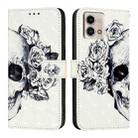 For Motorola Moto G Stylus 4G 2023 3D Painting Horizontal Flip Leather Phone Case(Skull) - 2