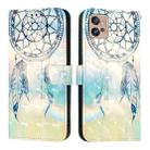 For Motorola Moto G32 3D Painting Horizontal Flip Leather Phone Case(Dream Wind Chimes) - 2