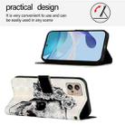 For Motorola Moto G32 3D Painting Horizontal Flip Leather Phone Case(Skull) - 3