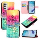 For Motorola Moto G52 / Moto G82 / Moto G71s 3D Painting Horizontal Flip Leather Phone Case(Chasing Dreams) - 1