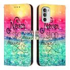 For Motorola Moto G52 / Moto G82 / Moto G71s 3D Painting Horizontal Flip Leather Phone Case(Chasing Dreams) - 2