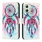 For Motorola Moto G54 India / Moto G54 Power 3D Painting Horizontal Flip Leather Phone Case(Color Drop Wind Chimes) - 2