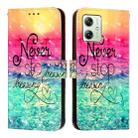 For Motorola Moto G54 India / Moto G54 Power 3D Painting Horizontal Flip Leather Phone Case(Chasing Dreams) - 2