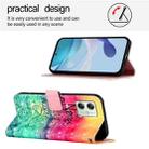 For Motorola Moto G54 India / Moto G54 Power 3D Painting Horizontal Flip Leather Phone Case(Chasing Dreams) - 3