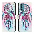 For Motorola Moto G60 / Moto G40 Fusion 3D Painting Horizontal Flip Leather Phone Case(Color Drop Wind Chimes) - 2