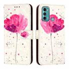 For Motorola Moto G60 / Moto G40 Fusion 3D Painting Horizontal Flip Leather Phone Case(Flower) - 2