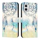 For Motorola Moto G73 3D Painting Horizontal Flip Leather Phone Case(Dream Wind Chimes) - 2