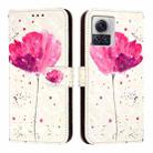 For Motorola Moto X30 Pro / Edge 30 Ultra 3D Painting Horizontal Flip Leather Phone Case(Flower) - 2