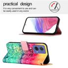 For Motorola Moto G85 3D Painting Horizontal Flip Leather Phone Case(Chasing Dreams) - 3