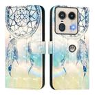 For Motorola Edge 50 5G Global 3D Painting Horizontal Flip Leather Phone Case(Dream Wind Chimes) - 2