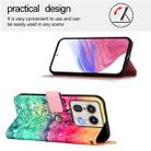 For Motorola Edge 50 5G Global 3D Painting Horizontal Flip Leather Phone Case(Chasing Dreams) - 3