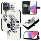 For Motorola Edge 50 5G Global 3D Painting Horizontal Flip Leather Phone Case(Skull) - 1