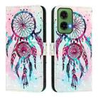 For Motorola Moto G35 3D Painting Horizontal Flip Leather Phone Case(Color Drop Wind Chimes) - 2