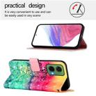 For Motorola Moto G35 3D Painting Horizontal Flip Leather Phone Case(Chasing Dreams) - 3