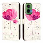 For Motorola Moto G35 3D Painting Horizontal Flip Leather Phone Case(Flower) - 2