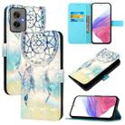 For Motorola Moto G55 3D Painting Horizontal Flip Leather Phone Case(Dream Wind Chimes) - 1