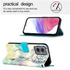 For Motorola Moto G55 3D Painting Horizontal Flip Leather Phone Case(Dream Wind Chimes) - 3