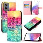 For Motorola Moto G55 3D Painting Horizontal Flip Leather Phone Case(Chasing Dreams) - 1