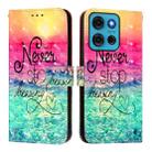 For Motorola Moto G75 5G 3D Painting Horizontal Flip Leather Phone Case(Chasing Dreams) - 2