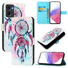 For Motorola Moto G05 3D Painting Horizontal Flip Leather Phone Case(Color Drop Wind Chimes) - 1