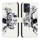 For Motorola Moto G05 3D Painting Horizontal Flip Leather Phone Case(Skull) - 2