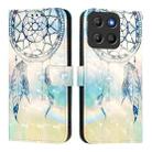 For Motorola Moto G15 3D Painting Horizontal Flip Leather Phone Case(Dream Wind Chimes) - 2