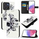 For Motorola Moto G15 3D Painting Horizontal Flip Leather Phone Case(Skull) - 1
