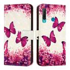 For Huawei Enjoy 9s / P Smart 2019 3D Painting Horizontal Flip Leather Phone Case(Rose Butterfly) - 2