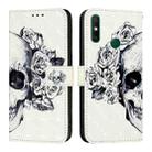 For Huawei Enjoy 20 SE / Y7a 4G 3D Painting Horizontal Flip Leather Phone Case(Skull) - 2