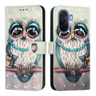 For Huawei Enjoy 50 4G / Nova Y70 Plus 3D Painting Horizontal Flip Leather Phone Case(Grey Owl) - 2