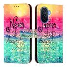 For Huawei Enjoy 50 4G / Nova Y70 Plus 3D Painting Horizontal Flip Leather Phone Case(Chasing Dreams) - 2