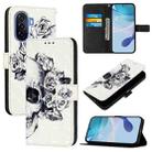 For Huawei Enjoy 50 4G / Nova Y70 Plus 3D Painting Horizontal Flip Leather Phone Case(Skull) - 1