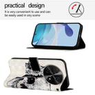 For Huawei nova 12i Global 3D Painting Horizontal Flip Leather Phone Case(Skull) - 3
