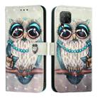 For Huawei P40 Lite 4G / Nova 6 SE 3D Painting Horizontal Flip Leather Phone Case(Grey Owl) - 2