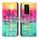 For Huawei P40 Pro 3D Painting Horizontal Flip Leather Phone Case(Chasing Dreams) - 2