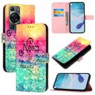 For Huawei P60 3D Painting Horizontal Flip Leather Phone Case(Chasing Dreams) - 1