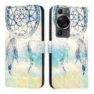 For Huawei P60 Pro 3D Painting Horizontal Flip Leather Phone Case(Dream Wind Chimes) - 2