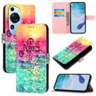 For Huawei P60 Art 3D Painting Horizontal Flip Leather Phone Case(Chasing Dreams) - 1