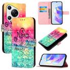 For Huawei Pura 70 3D Painting Horizontal Flip Leather Phone Case(Chasing Dreams) - 1