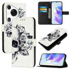 For Huawei Pura 70 Pro 3D Painting Horizontal Flip Leather Phone Case(Skull) - 1