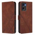 For Motorola Moto G05 Crossbody 3D Embossed Flip Leather Phone Case(Brown) - 2