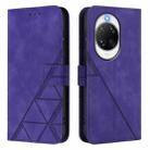 For Huawei nova 14 Pro 5G Crossbody 3D Embossed Flip Leather Phone Case(Purple) - 2