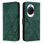 For Huawei nova 14 Pro 5G Crossbody 3D Embossed Flip Leather Phone Case(Dark Green) - 2