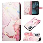 For Motorola Moto G14 PT003 Marble Pattern Flip Leather Phone Case(LS005) - 1