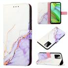 For Motorola Moto G Power 2023 PT003 Marble Pattern Flip Leather Phone Case(LS006) - 1