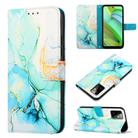 For Motorola Moto G Power 2023 PT003 Marble Pattern Flip Leather Phone Case(LS003) - 1