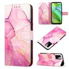 For Motorola Moto G Power 2023 PT003 Marble Pattern Flip Leather Phone Case(LS001) - 1